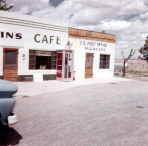 Paulden post office next to cafe, 1963