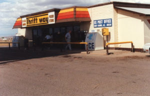 Many Farms post office inside the Thrift way store, 1991