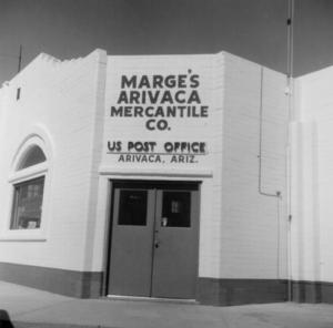 Marge's Arivaca Mercantile Co. US Post Office Arivaca, Ariz.