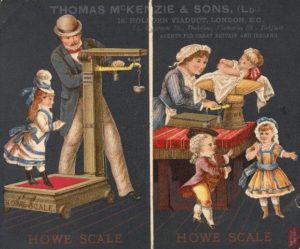 Howe Scale illustrated advertisement